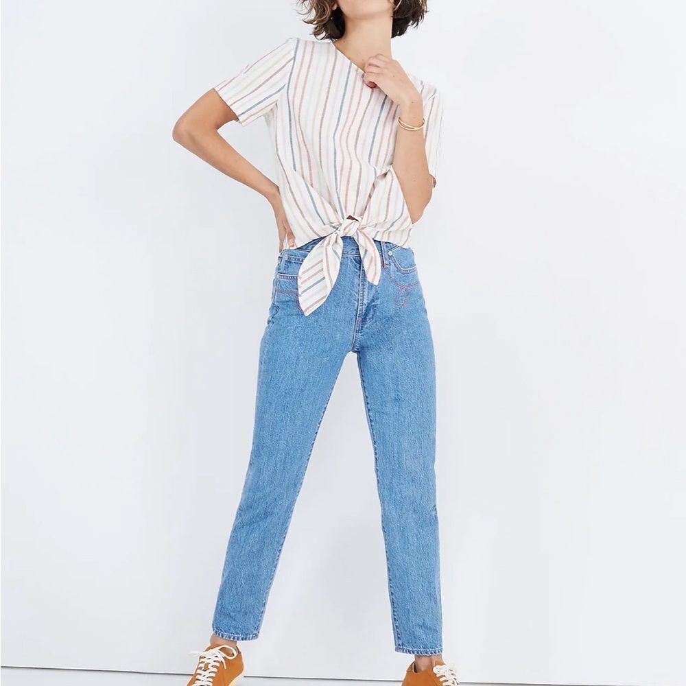 Madewell the perfect vintage jean western edition tag 29/31 Curlicue Wash.
